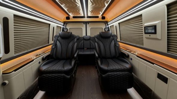 8 passenger sprinter van inside edison