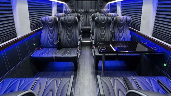 edison 20 passenger sprinter van interior