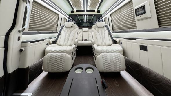 edison 8 passenger sprinter van interior