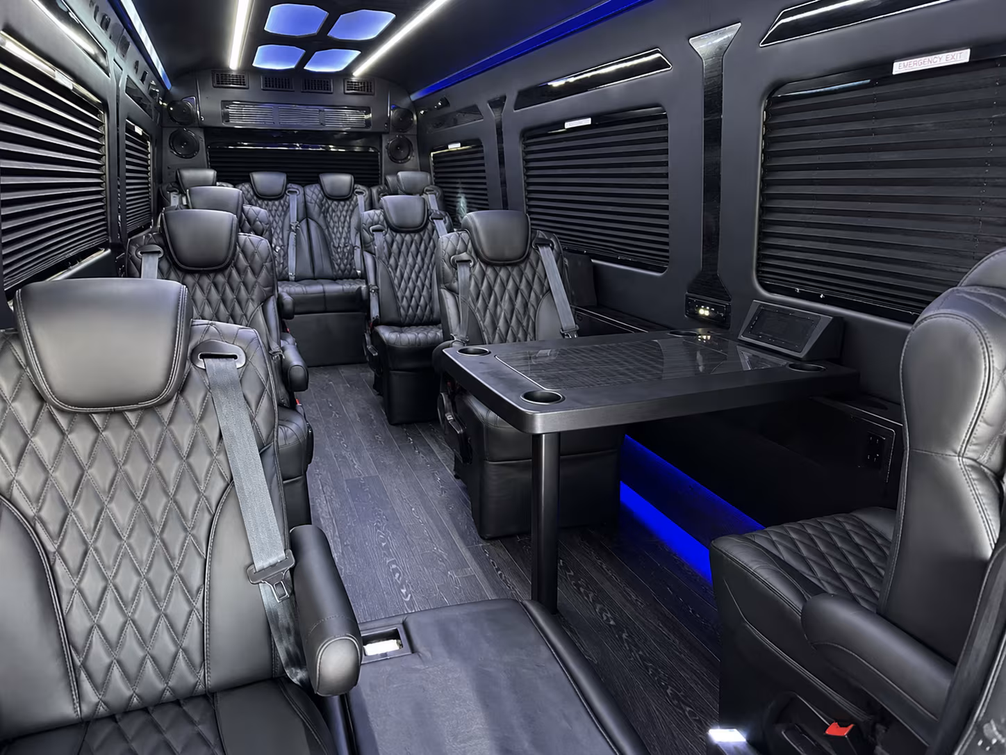 10 passenger sprinter van inside