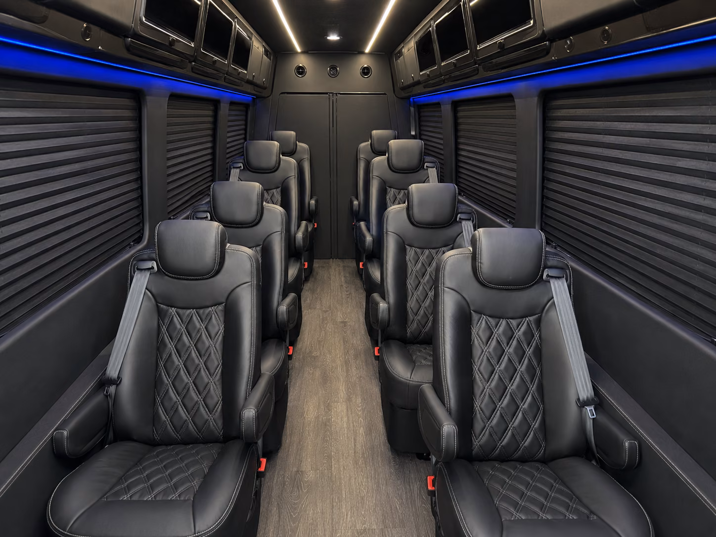 edison 15 passenger sprinter van inside