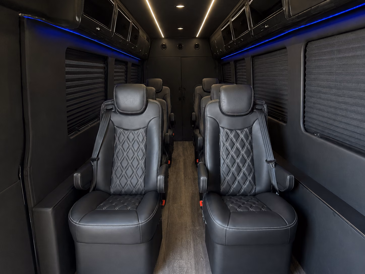 edison 18 passenger sprinter van inside