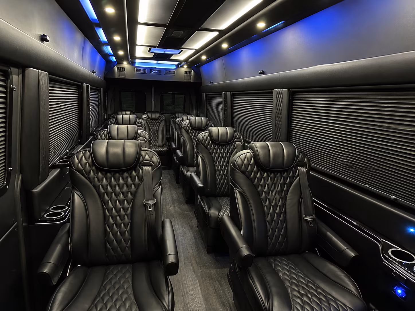 edison 20 passenger sprinter van inside