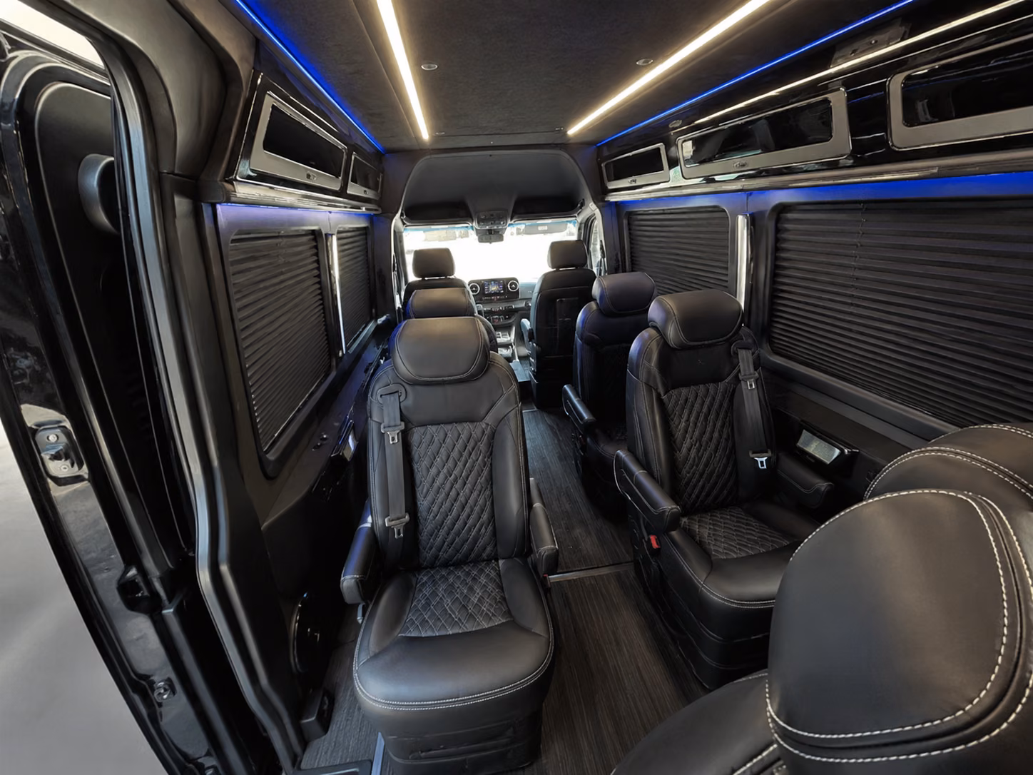 edison 8 passenger sprinter van inside