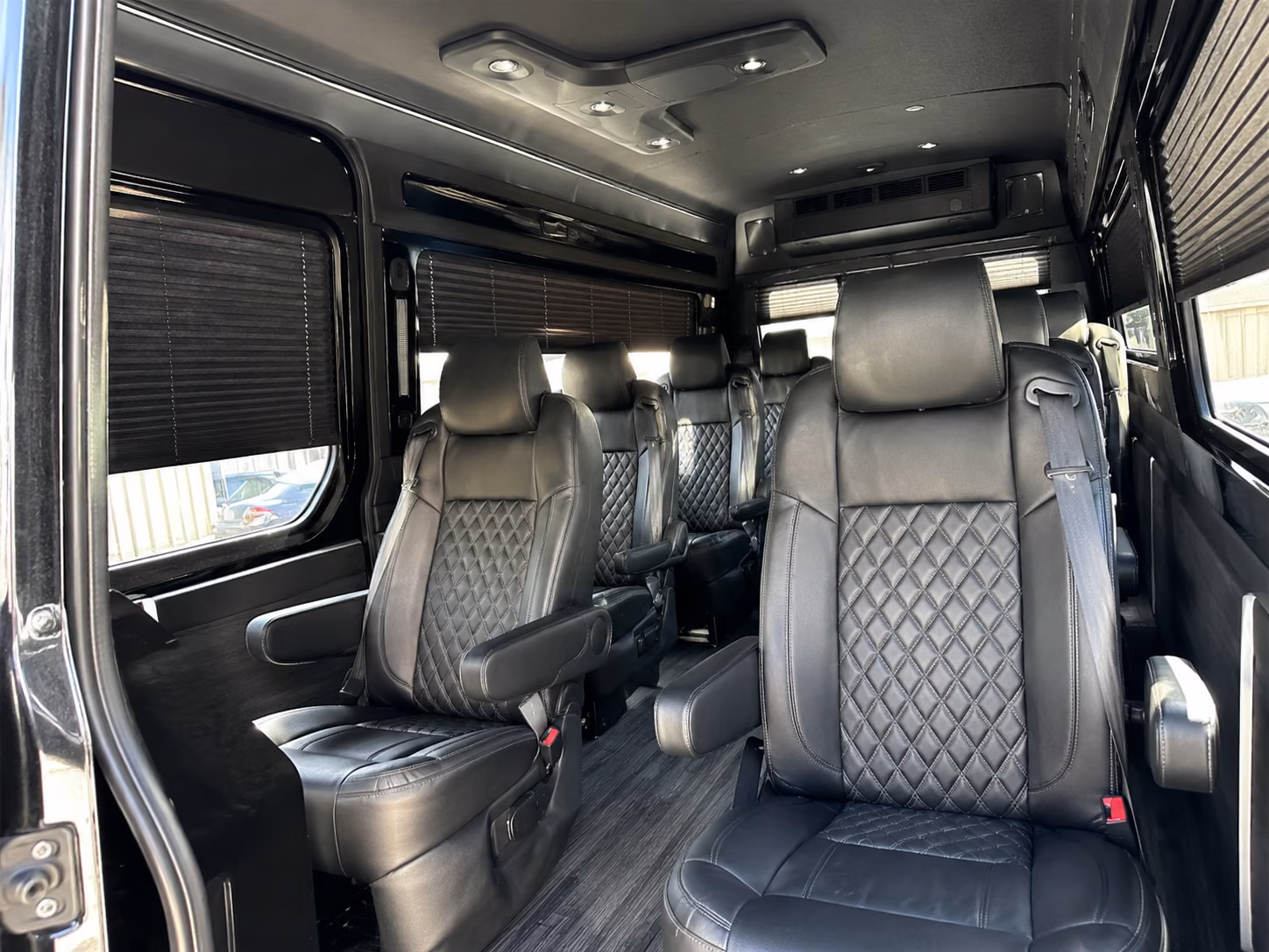 edison 8 passenger sprinter van interior