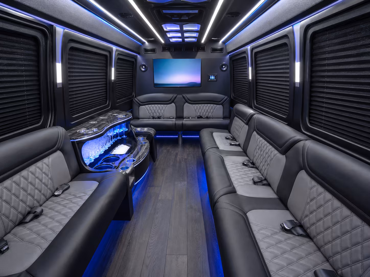 edison sporting event sprinter van rental
