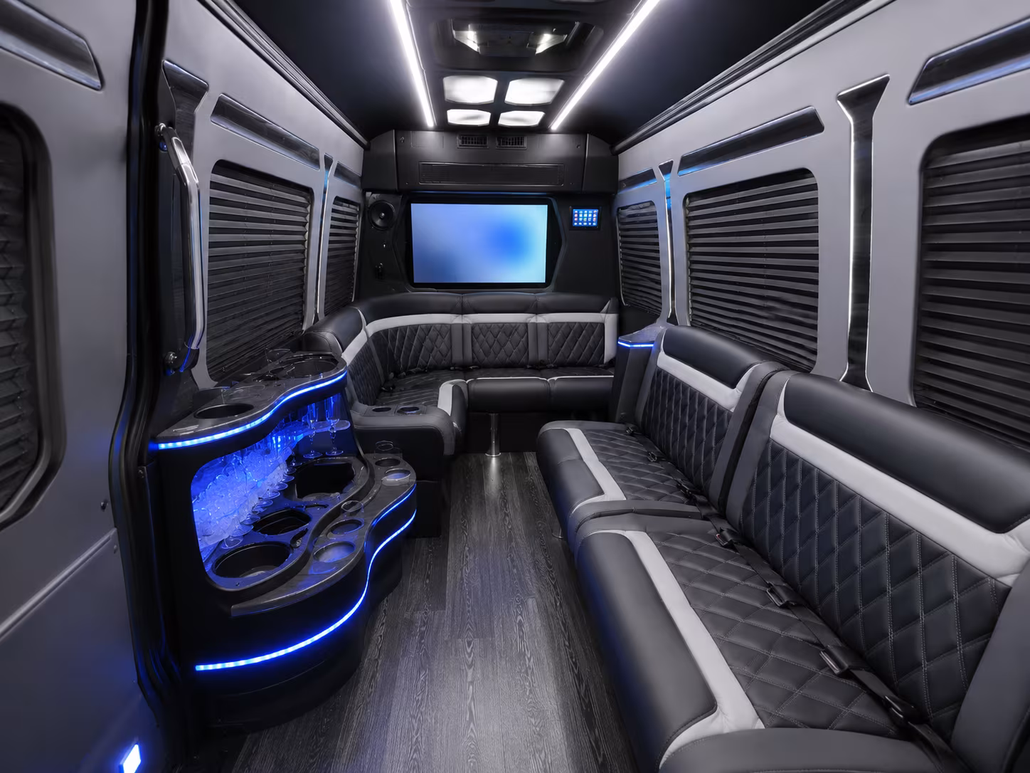 edison sprinter limousine inside